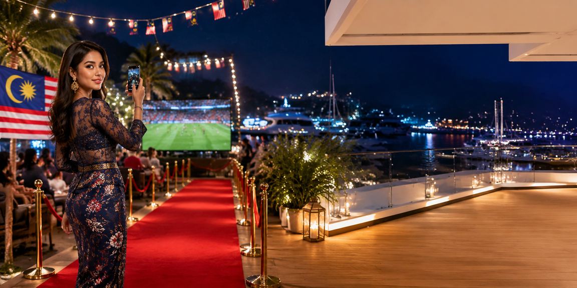 Ahli VIP in2it menikmati pertaruhan bola sepak di Langkawi